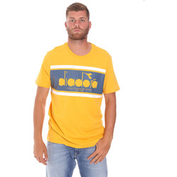 Vêtements Homme T-shirts Born manches courtes Diadora 502176632 Jaune