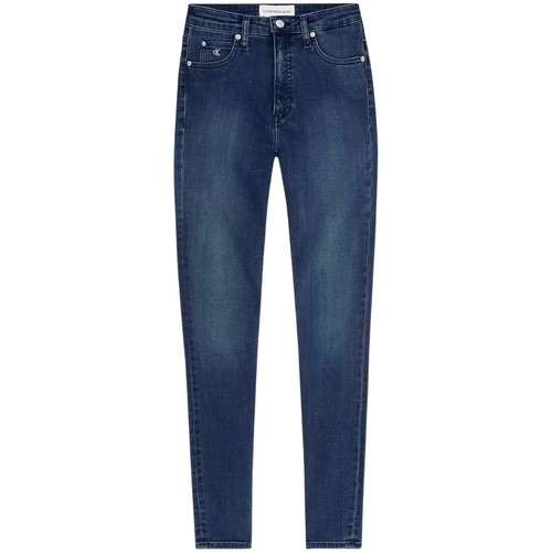 Vêtements Femme Maillots / Shorts de bain Calvin Klein Jeans Jean super skinny Calvin Klein Ref 53525 1BJNI Bleu