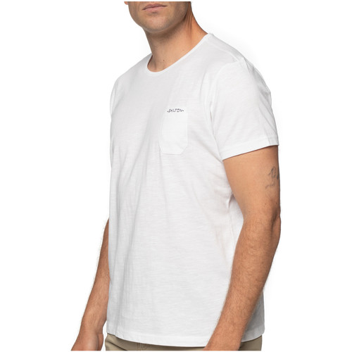Homme Shilton T-shirt poche poitrine col rond Blanc - Vêtements T-shirts manches courtes Homme 29 