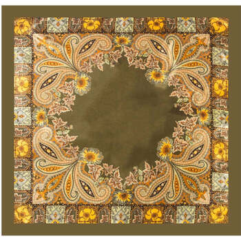 Accessoires textile Femme Echarpes / Etoles / Foulards Alberto Cabale Grand carré de Soie Green India Zoé Multicolore