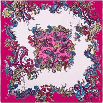 Accessoires textile Echarpes / Etoles / Foulards Alberto Cabale Grand carré de Soie Pink Zoé Multicolore