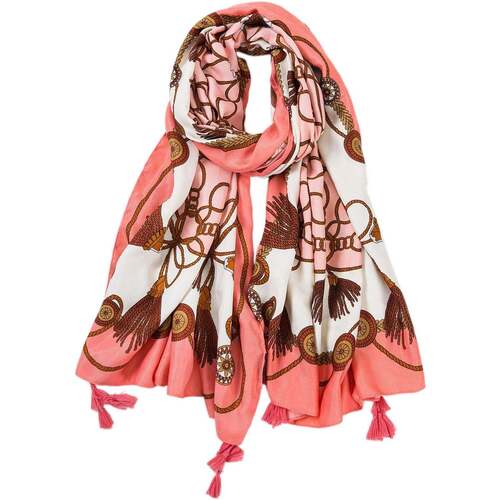 Accessoires textile Femme Echarpes / Etoles / Foulards Alberto Cabale Étole coton Light Pink Athéna Rose Rose