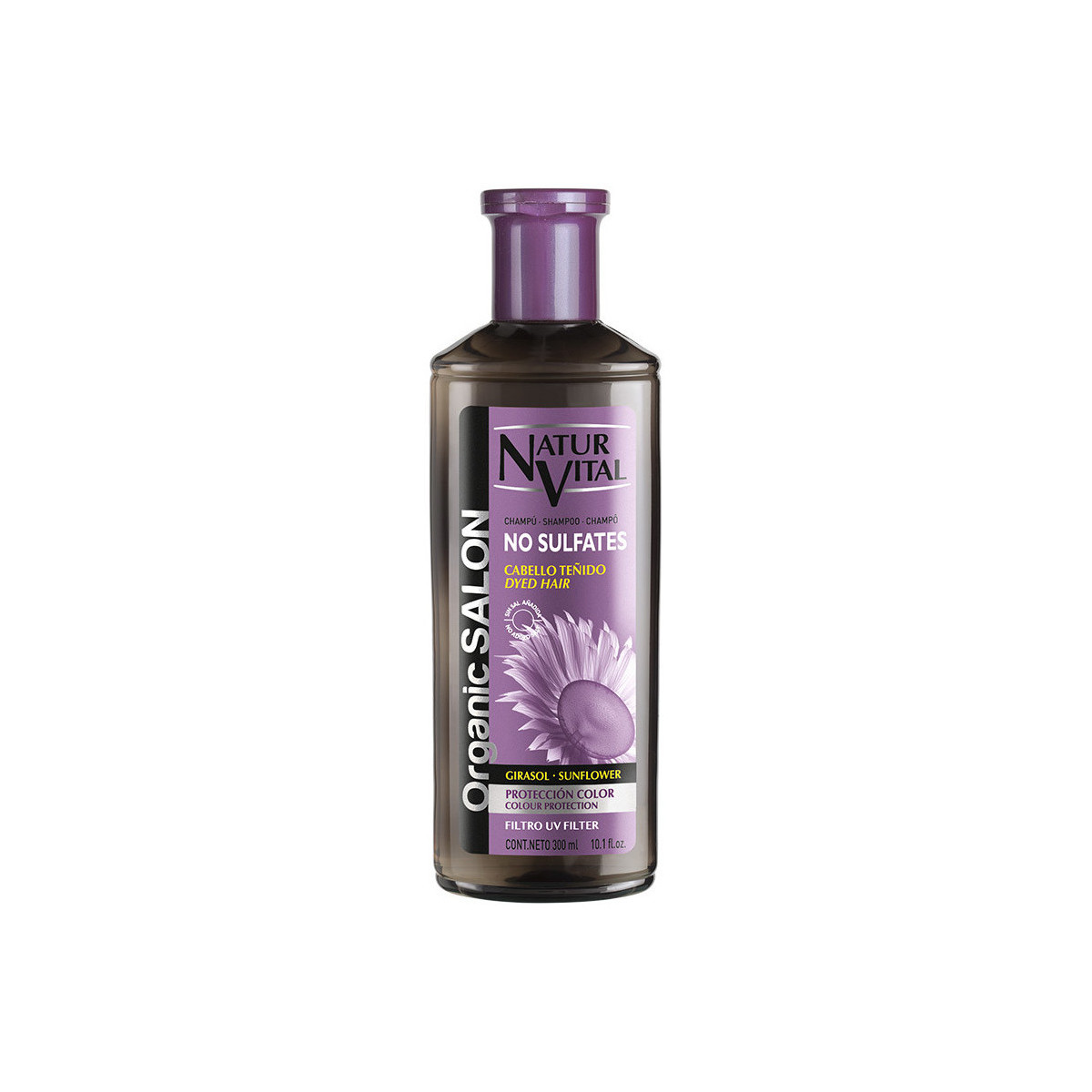 Beauté Shampooings Natur Vital Organic Salon Champú Sin Sulfatos Protección Color Uv 