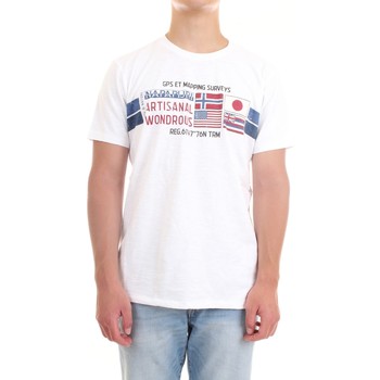 Vêtements Homme Enfant 2-12 ans Napapijri NP0A4F6J T-Shirt/Polo homme blanche Blanc
