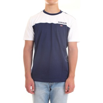 Vêtements Homme Enfant 2-12 ans Napapijri NP0A4F6T T-Shirt/Polo homme BLEU Bleu