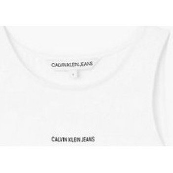 Vêtements Femme Robes courtes Calvin Klein Jeans Robe femme Calvin Klein Ref 53538 YAF blanc Blanc