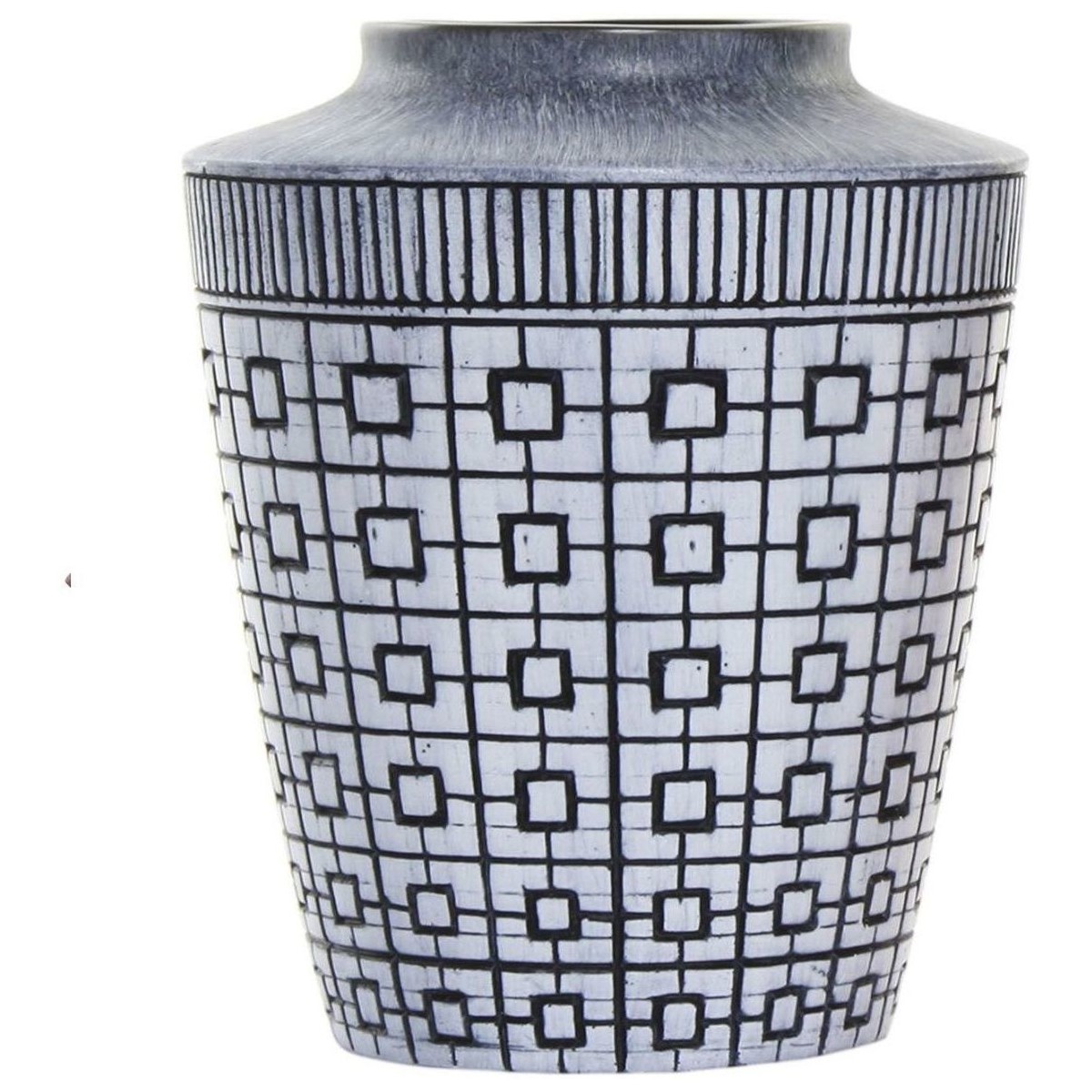 Maison & Déco Vases / caches pots d'intérieur Item International Vase en résine bleu oriental 20 cm Bleu