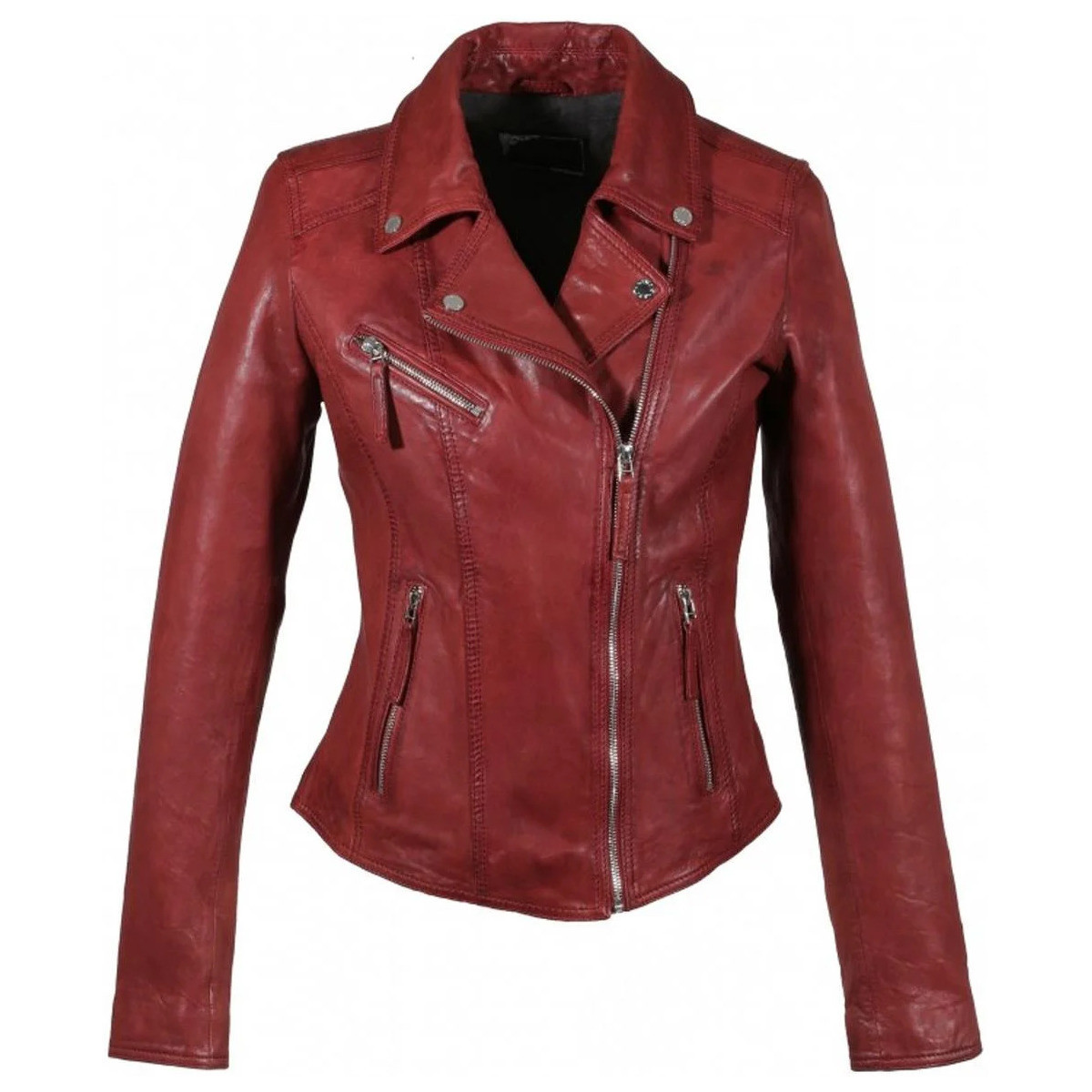 Vêtements Femme Vestes en cuir / synthétiques Oakwood CLIPS 6 FEU 509 Rouge