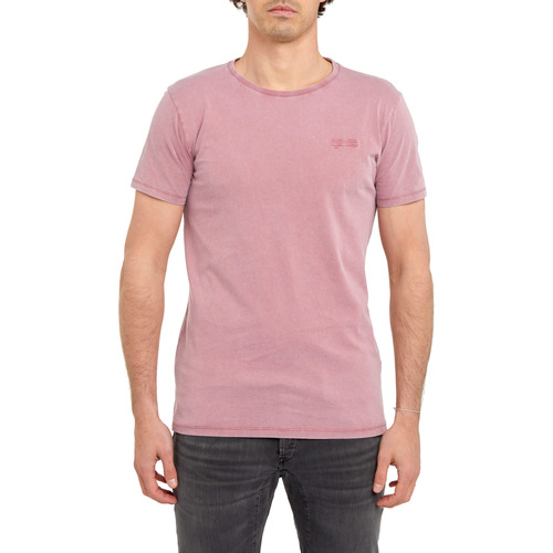 Homme Pullin T-SHIRT HOMME PLAINFINNROSE ROSE - Vêtements T-shirts manches courtes Homme 39 