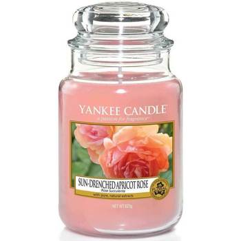 Beauté Femme Eau de parfum Yankee Candle Vela Perfumada Sun-Drenched Apricot Rose 623Gr. Classic Grande Vela Perfumada Sun-Drenched Apricot Rose 623Gr. Classic Grande