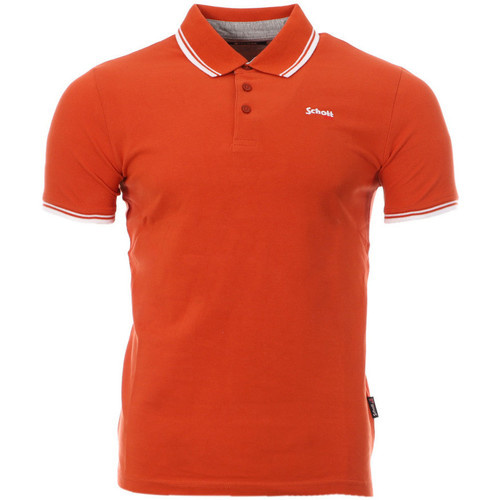 Vêtements Homme T-shirt Future Tokyo preto laranja Schott PSBRYAN21 Orange
