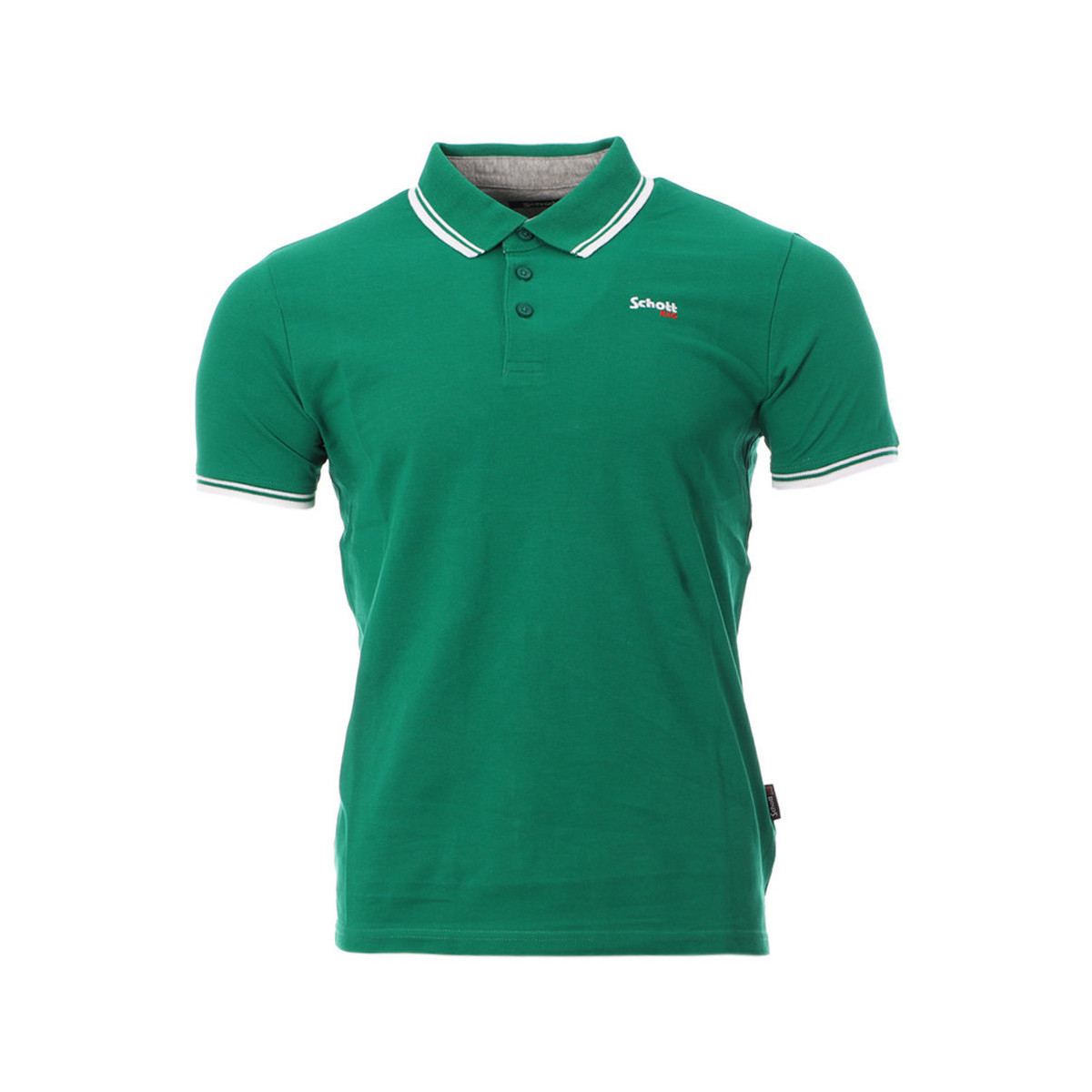 Vêtements Homme T-shirts & Polos Schott PSBRYAN21 Vert