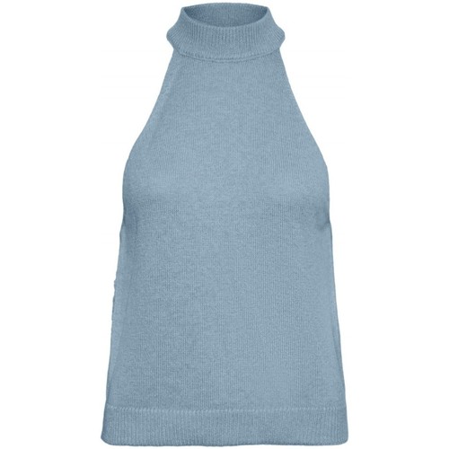 Vêtements Femme T-shirts manches courtes Vero Moda Top Bleu F Bleu