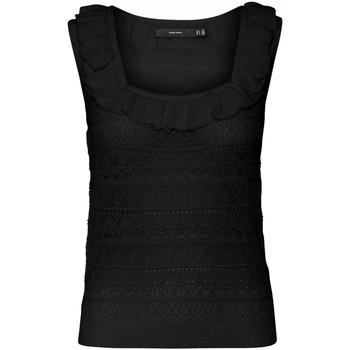 Vêtements Femme T-shirts manches courtes Vero Moda Top Noir F Noir
