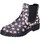 Chaussures Femme Bottines La Fille Des Fleurs BH486 Noir