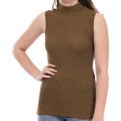 Vêtements Femme Débardeurs / T-shirts sans manche Marcelo Burlon County of Milan layered sweatshirt dress 137369-56 Kaki