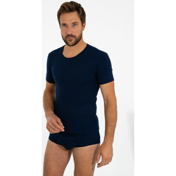 Vêtements Homme Bien au chaud Armor Lux T-shirt col rond en coton peigné MARINE