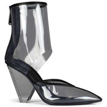 Chaussures Femme Bottes Balmain Bottines transparentes 95 Noir