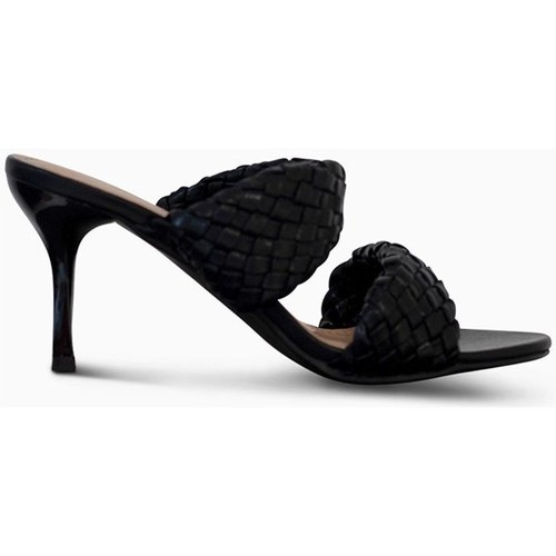 Chaussures Femme Mules Kebello Mules compensées Noir F Noir