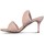 Chaussures Femme Mules Kebello Mules compensées Rose F Rose