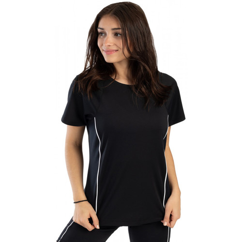 Vêtements Femme T-shirts manches courtes Spyder T-shirt de sport Noir
