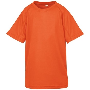 Vêtements Garçon T-shirts manches courtes Spiro S287J Orange vif