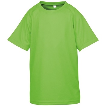 Vêtements Garçon T-shirts manches longues Spiro Performance Aircool Vert