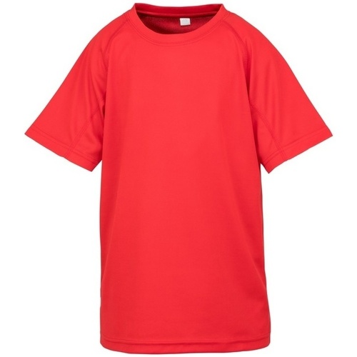 Vêtements Garçon T-shirts manches longues Spiro Performance Aircool Rouge