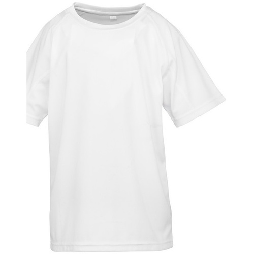 Vêtements Garçon T-shirts manches longues Spiro Performance Aircool Blanc