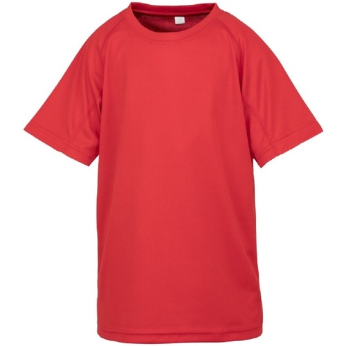 Vêtements Enfant T-shirts manches courtes Spiro Performance Aircool Rouge