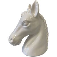 Maison & Déco Coussin Caliméro Jaune Cadoons Tirelire cheval blanc Blanc