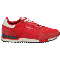 Chaussures Homme Baskets basses Pepe jeans Baskets homme PEPE JEANS rouge tinker Rouge