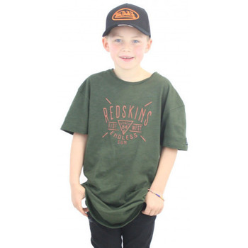 Vêtements Enfant Printemps / Eté Redskins Tee shirt junior OVERMAX Kaki  - 10 ANS Kaki
