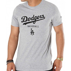 Vêtements Homme T-shirts manches courtes New-Era Tee shirt homme Los angeles Dodgers  gris Gris