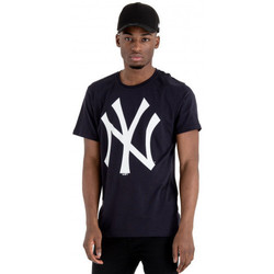 Vêtements Homme T-shirts manches courtes New-Era Tee shirt homme Yankees bleu marine New era11204000 Bleu