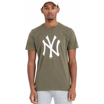 Vêtements Homme T-shirts & Polos New-Era Tee shirt homme NEW YORK yankees kaki KAKI
