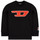 Vêtements Enfant T-shirts & Polos Diesel Tee-shirt junior  manche longue rétro - 10 ANS Noir
