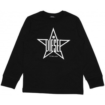 Vêtements Enfant T-shirts & Polos Diesel Tee-shirt junior  noir TDIEGOY Noir