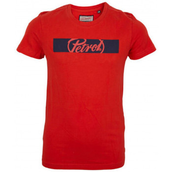 Vêtements Enfant T-shirts & Polos Petrol Industries Tee shirt Petrol industies rouge junior Rouge