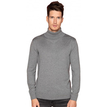 pull deeluxe  pull col roule homme gris  rollup - s 