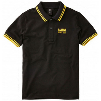 Vêtements Enfant T-shirts & Polos G-Star Raw Polo Gstar noir et jaune junior - 10 ANS Noir