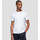 Vêtements T-shirts manches courtes Replay Tee shirt Round-neck homme  Blanc à bande Blanc