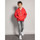 Vêtements Enfant Vestes Deeluxe Veste en-filable junior ELECTRIC  rouge S20607B Rouge