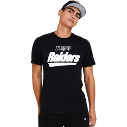 Vêtements Homme T-shirts manches courtes New-Era Tee shirt homme Raiders noir 12369677 Noir