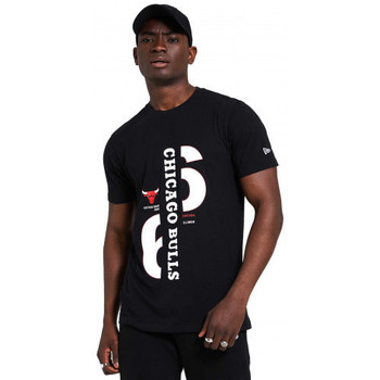 New-Era Tee-shirt homme Chicago Bulls noir 12369783    - XXS Noir