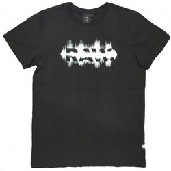 Vêtements Enfant T-shirts & Polos G-Star Raw Tee shirt Gstar noir junior  SR10046 - 10 ANS Noir