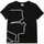Vêtements Enfant T-shirts & Polos Karl Lagerfeld Tee shirt junior  ICONIC noir Z25254 Noir