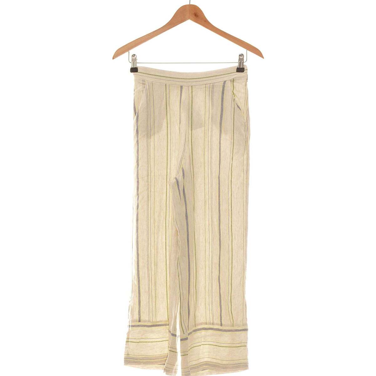 Vêtements Femme Pantalons Cache Cache 34 - T0 - XS Blanc