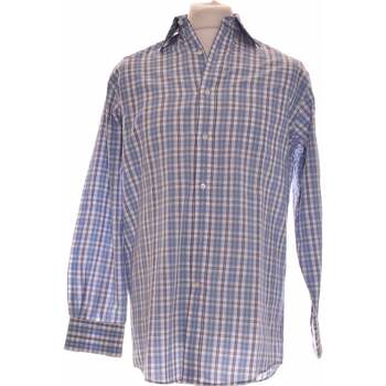 Vêtements Homme Chemises manches longues Celio Chemise Manches Longues  36 - T1 - S Bleu