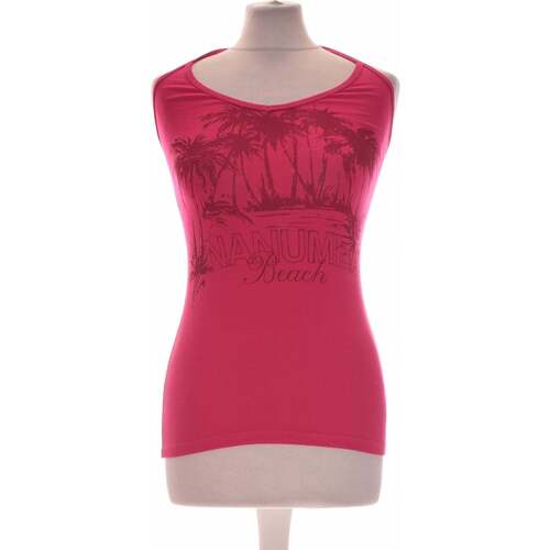 Vêtements Femme Monki Svart v-ringad t-shirt H&M débardeur  36 - T1 - S Rose Rose